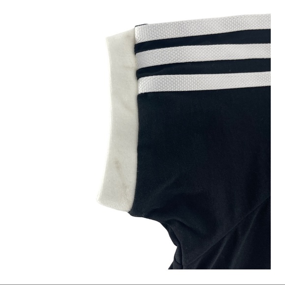 Adidas Black Short Sleeve 3 Stripes T-Shirt Size S - Picture 4 of 7